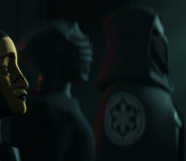 They literally stand right next to each other in Tales of the Empire too - Lucasfilm what are we doing.