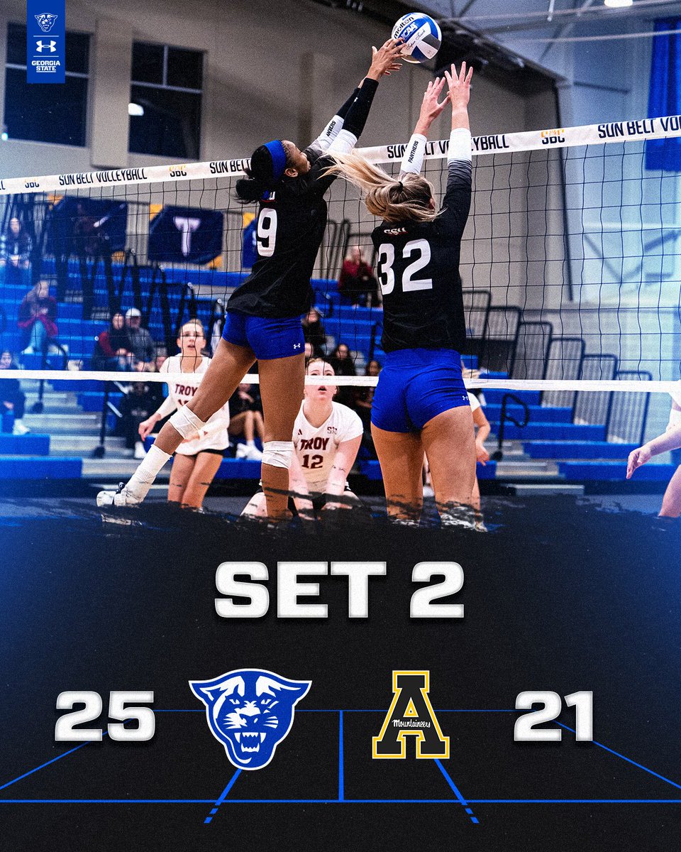GSU_CourtVB's tweet image. Panthers take set 2!
GSU 1 - 1 APP
#LightItBlue | #WeOverMe