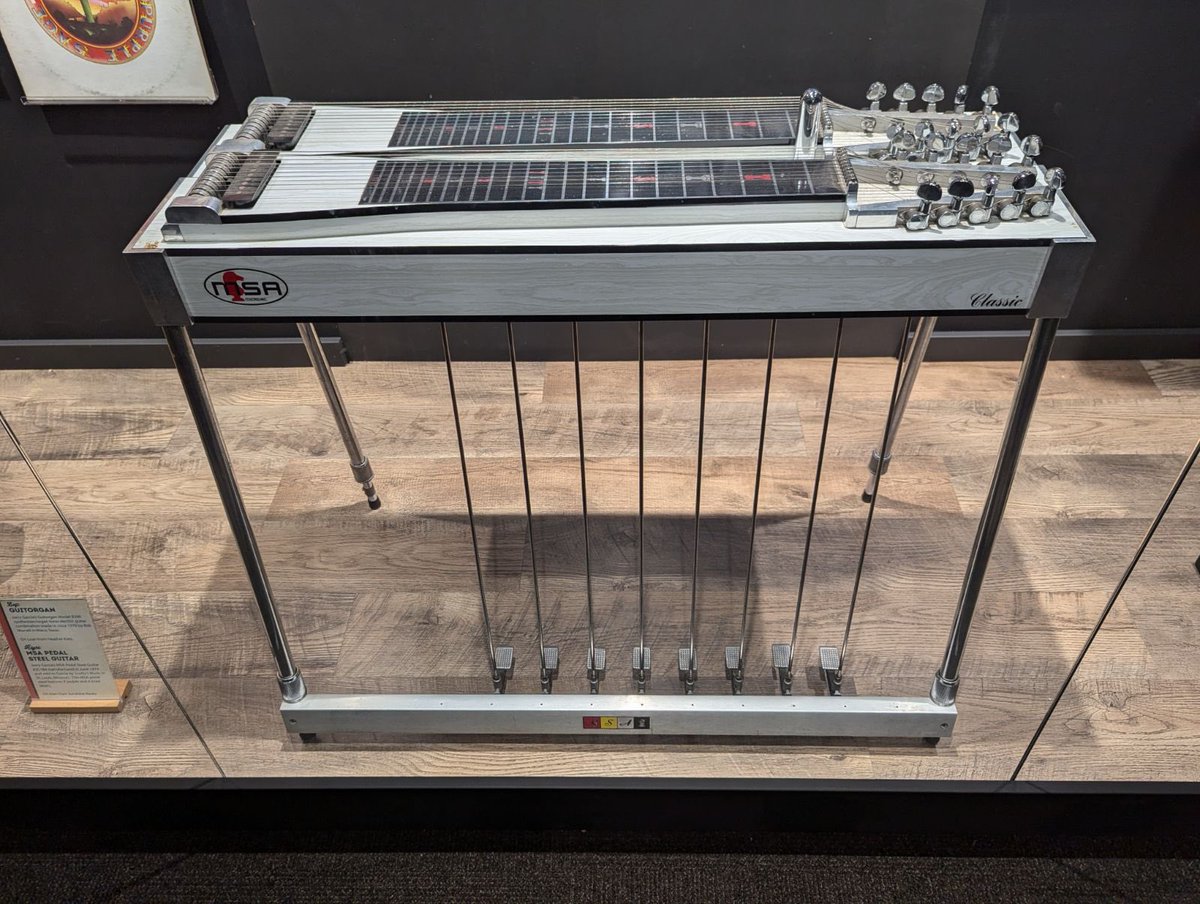 The pedal steel Garcia used in NRPS 
#DeadHeadLife
