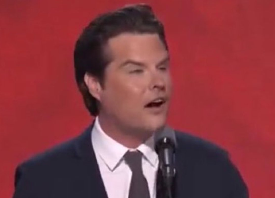 MAGA Republicans used US tax dollars to publicly investigate private citizen, Hunter Biden.

MAGA now claim that because Matt Gaetz resigned from the House, he’s a private citizen &amp; should not be investigated.

Who else agrees that the hypocrisy must stop! Investigate Gaetz!🤚