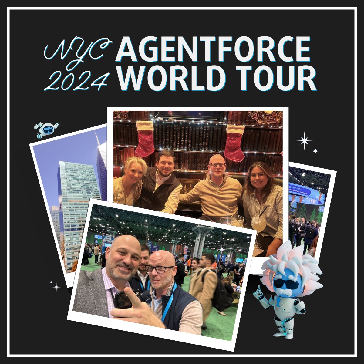 Our team had a great time in NYC this week at <a href="/salesforce/">Salesforce</a>'s GTM Bootcamp &amp; #AgentforceTour!🚀Strategizing and exploring advancements to accelerate time to value with #Agentforce &amp; #DataCloud.

Huge thanks to the event coordinators &amp; our amazing PAM, Camila, for her support!💙