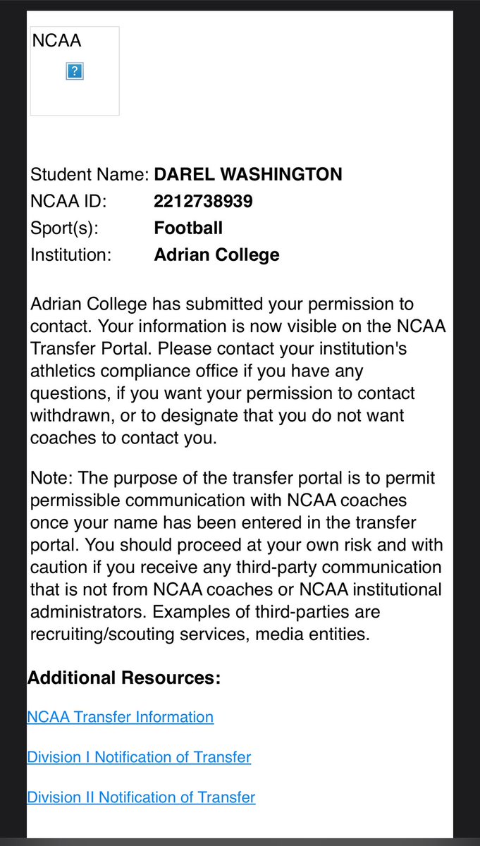 Darel “Havoc” Washington tweet media