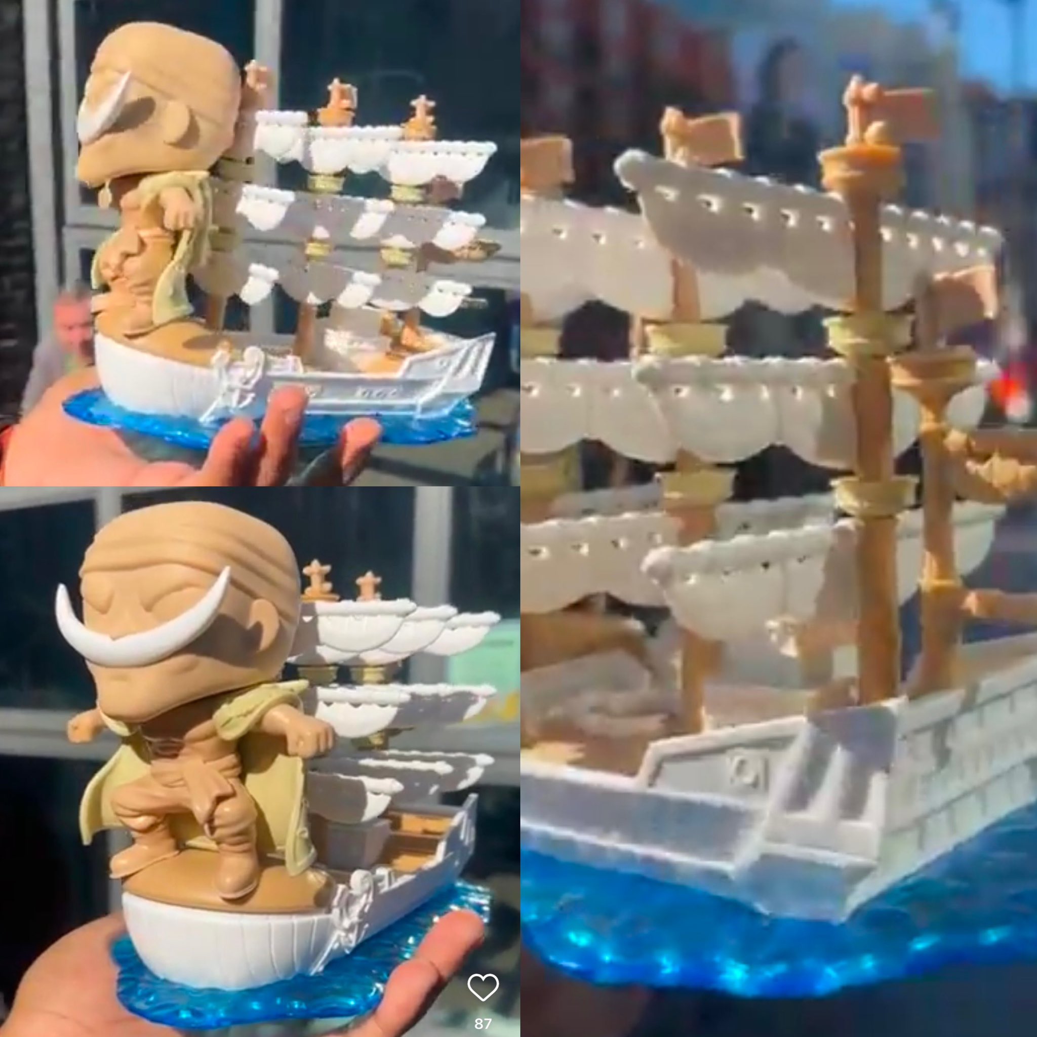 【即完売品】 Funko ファンコ 白ひげ モビーディック号Ride Funko - First look at unreleased Whitebeard on Moby Dick Pop