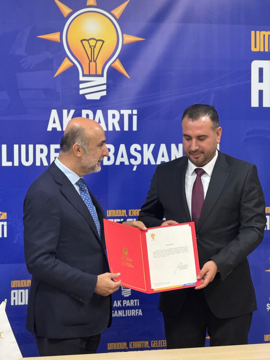 Harran ehline emanet... Ak Parti Harran da ki aldığı altın oylarına sahip çıkacak ve bu işi layıkıyla yerine getirecek bir isim ilçe Başkanlığına atandı. Başkan Mahmut Güneşe üstün başarılar diliyorum... Gönül adamı hizmet ehli...