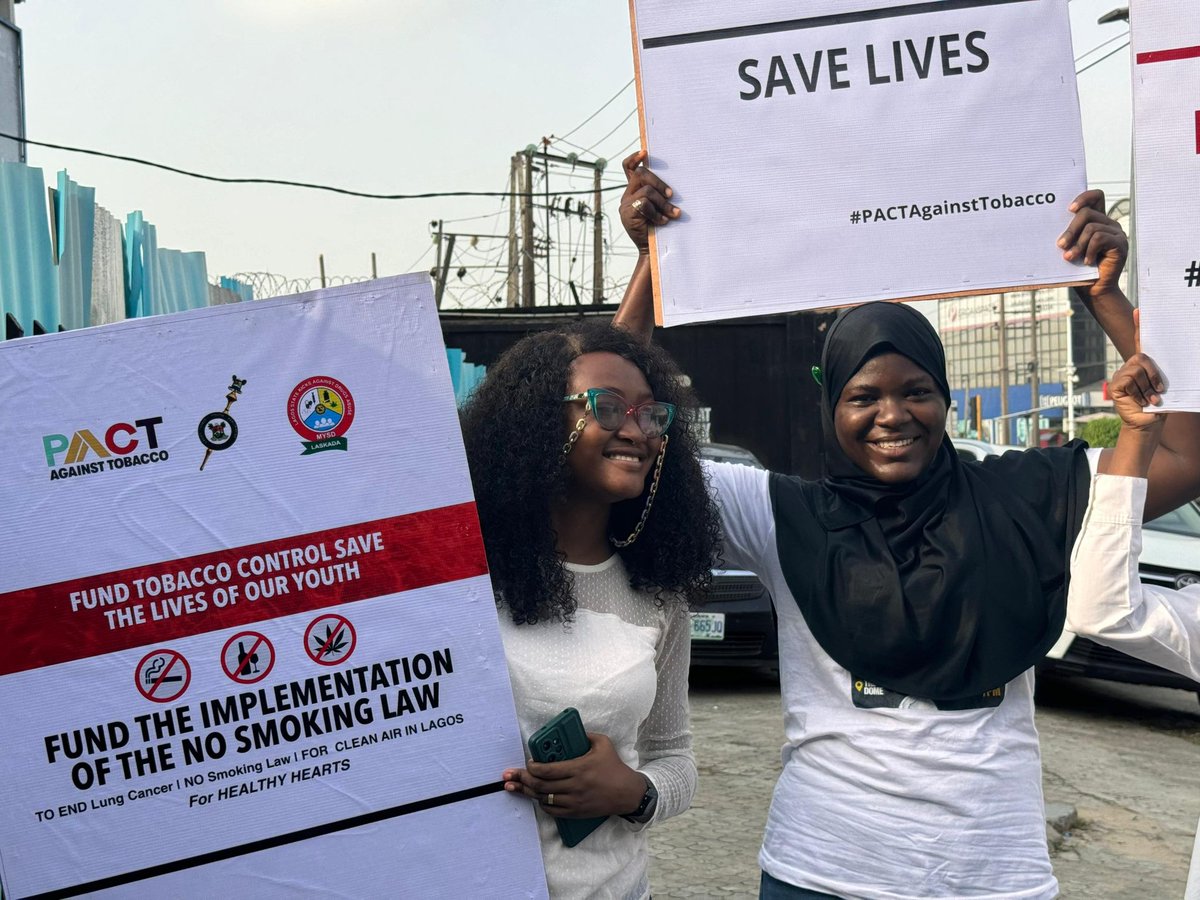 OLUMIDE KOLAWOLE (@global_kolawole) on Twitter photo Over the course of the week, I had d awesome experience of teaming up with youths in Lagos and in partnership with <a href="/tobaccofreeng/">PACT Against Tobacco</a> 2 canvass 4 a smoke-free Lagos & by extension Nigeria. It was awesome working with this team and d conversation is truly ongoing! #PactagainstTobacco Over the course of the week, I had d awesome experience of teaming up with youths in Lagos and in partnership with <a href="/tobaccofreeng/">PACT Against Tobacco</a> 2 canvass 4 a smoke-free Lagos & by extension Nigeria. It was awesome working with this team and d conversation is truly ongoing! #PactagainstTobacco
