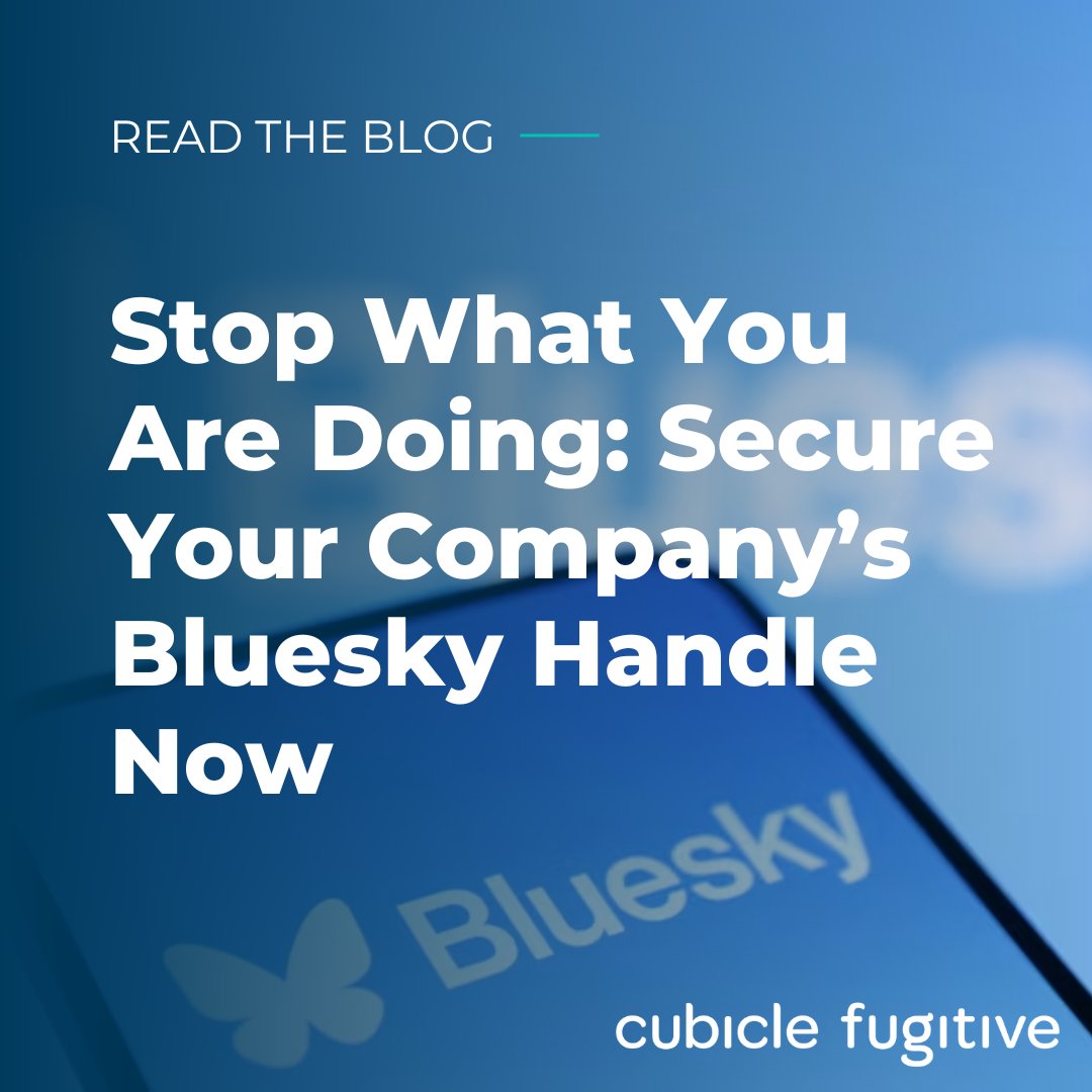 CubicleFugitive's tweet photo. Bluesky is taking off—secure your handle today!

Need help?
Cubicle Fugitive can handle everything—from setup and branded visuals to crafting your overview and content strategy.

Learn more: https://t.co/iOyw60jWl4

#Bluesky #SocialMediaStrategy #Branding #DigitalMarketing https://t.co/VJVYXGZM2Y