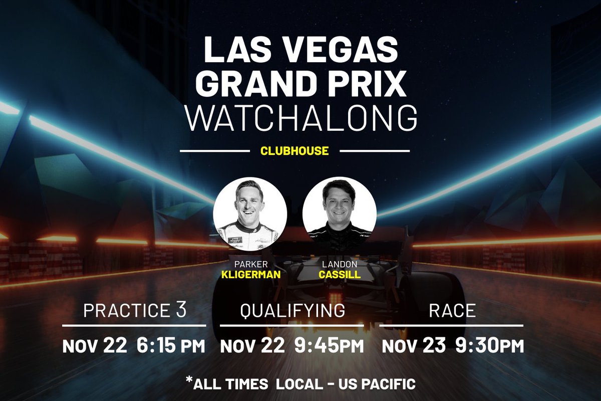 landon cassill (@landoncassill) on Twitter photo Tune in times for tonight and tomorrow. Going live at 9:15PM ET tonight for FP2. Gonna watch the data and see what we can learn! <a href="/Motorsport/">Motorsport.com</a>
☕️ Tune in times for tonight and tomorrow. Going live at 9:15PM ET tonight for FP2. Gonna watch the data and see what we can learn! <a href="/Motorsport/">Motorsport.com</a>
☕️