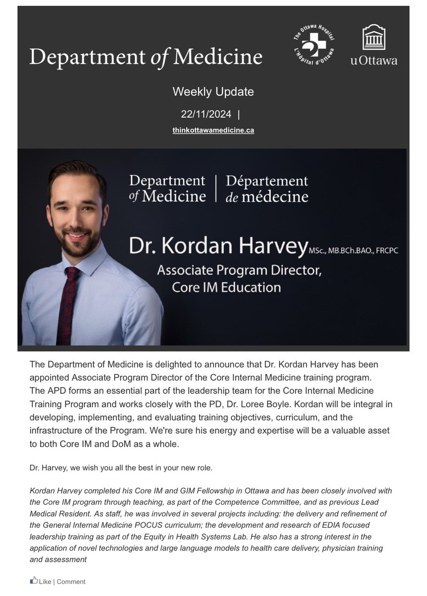 Congrats to our GIM program alumni on his new role!