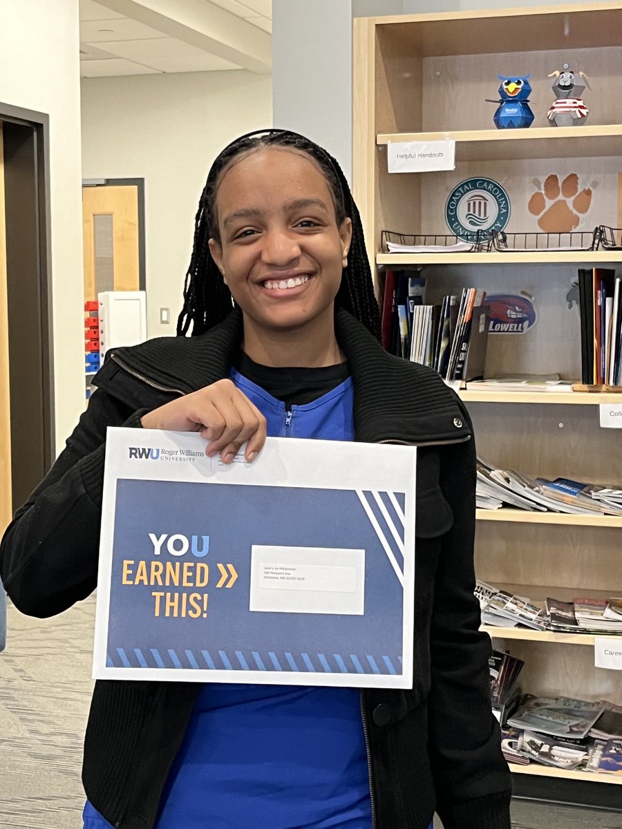 Today was the last day of our Massachusetts College Application Celebration #MCAC Week!  What an amazing week for ⁦<a href="/AHS_Bluepride/">Attleboro High</a>⁩ seniors! A huge shout out to Roger Williams University for our On Site Admissions Day! 🎓 <a href="/GEARUPMass/">GEARUP Massachusetts</a> <a href="/AHS_Bluepride/">Attleboro High</a> #ThisIsAttleboro