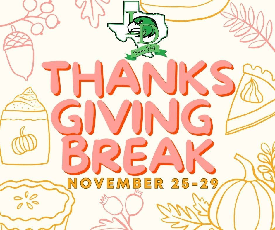 Have a wonderful Thanksgiving Break!
