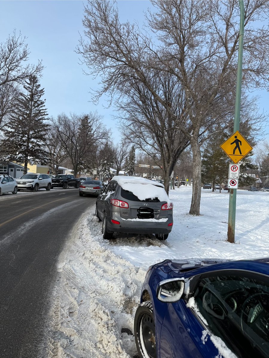 Hey <a href="/CityofRegina/">City of Regina</a> how long can you leave your car in a no stopping and no parking zone in front of grant rd. school? This car has been reported multiple times by multiple neighbours and has been there for four days now. Can you give me an idea when you think it might get removed?