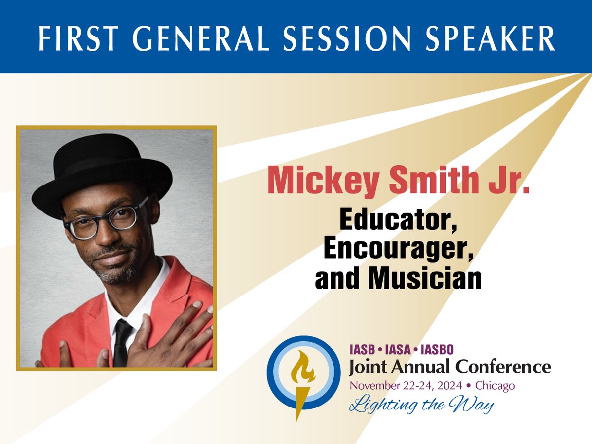 lL School Boards (@ilschoolboards) on Twitter photo I hope everyone is ready for our First General Session with <a href="/mickeysmithjrs/">Mickey Smith Jr. M.M.Ed.</a>, an Educator, Encourager & Musician. Smith is a 7-time Teacher of the Year & recipient of the 2020 GRAMMY Music Educator Award, inspiring with his unique motivational mixture of music & message. #ILjac24 I hope everyone is ready for our First General Session with <a href="/mickeysmithjrs/">Mickey Smith Jr. M.M.Ed.</a>, an Educator, Encourager & Musician. Smith is a 7-time Teacher of the Year & recipient of the 2020 GRAMMY Music Educator Award, inspiring with his unique motivational mixture of music & message. #ILjac24