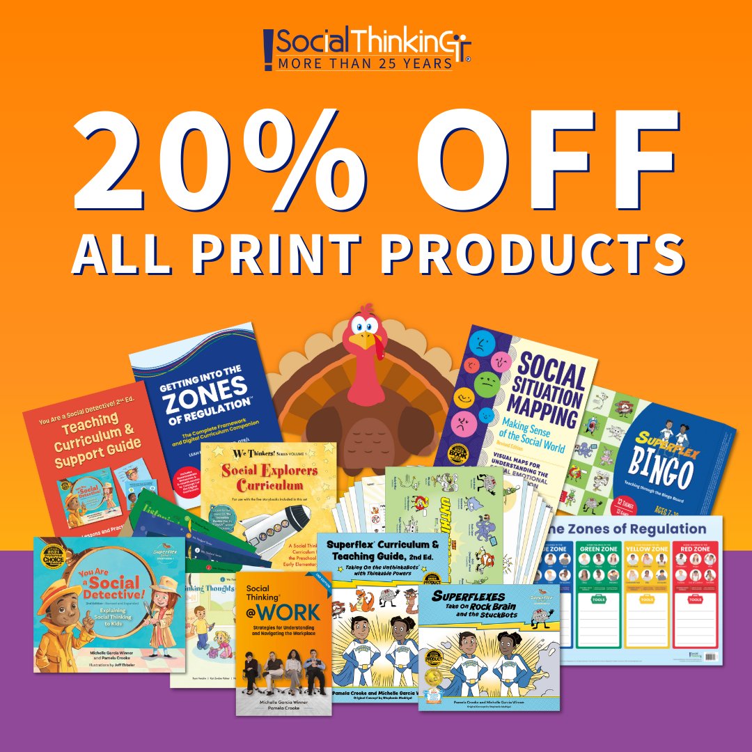 ✨Shop Our Biggest Sale Ever!✨ bit.ly/4eGju65

We're so grateful for the educators, families, &amp; therapists who support, teach, &amp; inspire us year-round. To say THANK YOU, we’re offering 20% off all print products, including bundles! Sale ends Dec. 3, 2024 @ 11:59 PM PST
