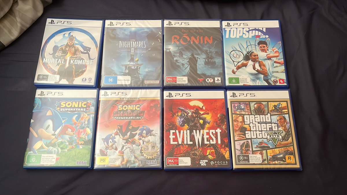 Black Friday sales, picked up a bunch of games