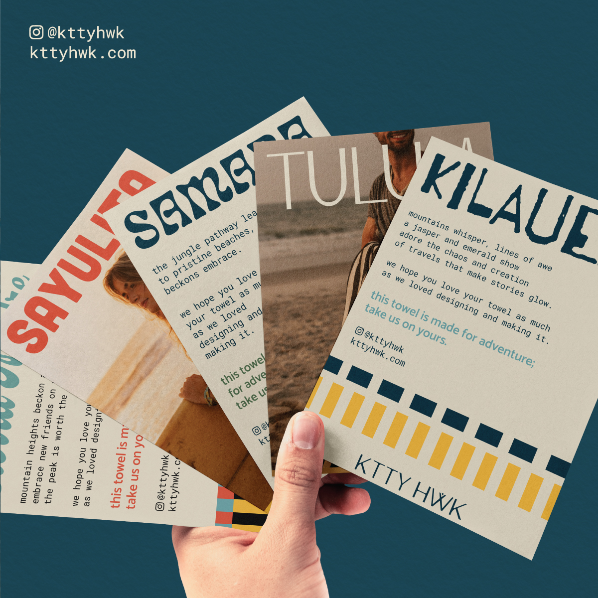 GetTheAgency's tweet photo. Here ktty, ktty, ktty!!

Brand Feature Friday! KTTYHWK - Designed For Adventure!

Our 20% OFF SITEWIDE holiday sale is on! Gift the perfect travel towel to the adventurers on your list at the link below!

https://t.co/sGTkki3D52 https://t.co/oroN0GSQJO