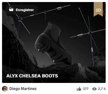 Très content de recevoir ma première certification Behance dans la catégorie 3D, Merci <a href="/Behance/">Behance</a> ! 🎊

Le projet est dispo ici : behance.net/gallery/210705…