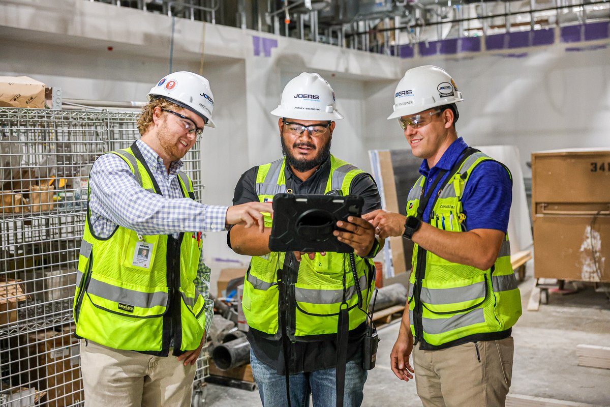 Joeris (@joerisgc) on Twitter photo Hot take: Few things are more photogenic than the hustle and bustle of a job site! ๐ทโโ๏ธ๐ธ
Our marketing team had the pleasure of visiting the <a href="/UTHealthSA/">UT Health San Antonio</a> Brain Health project, and we couldn't resist snapping some shots of the crew. Read more: bit.ly/4g0Nzyh
#JoerisGC Hot take: Few things are more photogenic than the hustle and bustle of a job site! ๐ทโโ๏ธ๐ธ
Our marketing team had the pleasure of visiting the <a href="/UTHealthSA/">UT Health San Antonio</a> Brain Health project, and we couldn't resist snapping some shots of the crew. Read more: bit.ly/4g0Nzyh
#JoerisGC