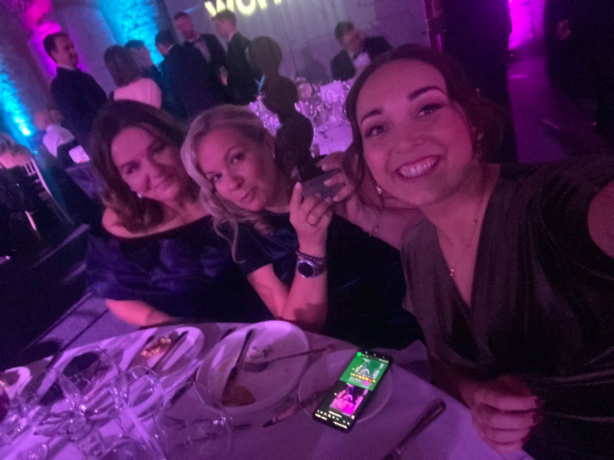 AdelineC72's tweet photo. As a team, we are thrilled🏆🙌.  Partnership of the Year. #CCMALive https://t.co/BzBYk18NyD