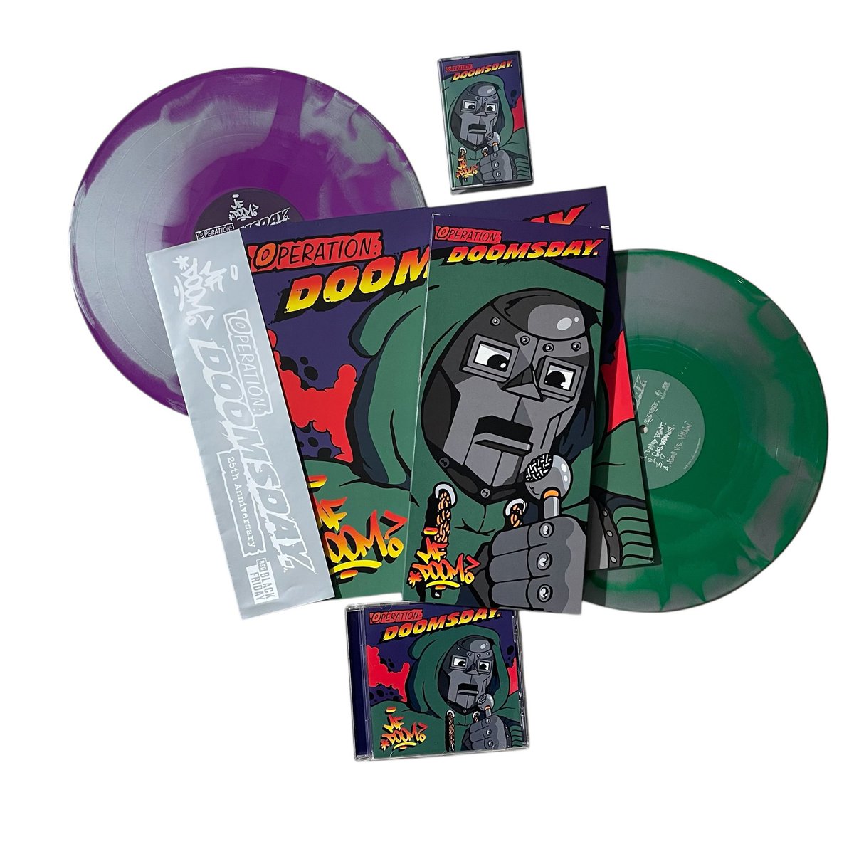 99Vinyl's tweet photo. 🚨 First Look 

MF DOOM - Operation: Doomsday 25th Anniversary 

RSD Black Friday 2024 Pressings

More pictures, including the packaging https://t.co/BesZXaJxzb