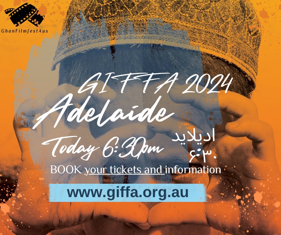 Adelaide: GIFFA event day, 6:30 pm Mercury cinema. 

🎫 Adelaide 23rd and 24th Nov: events.humanitix.com/9th-ghan-inter…