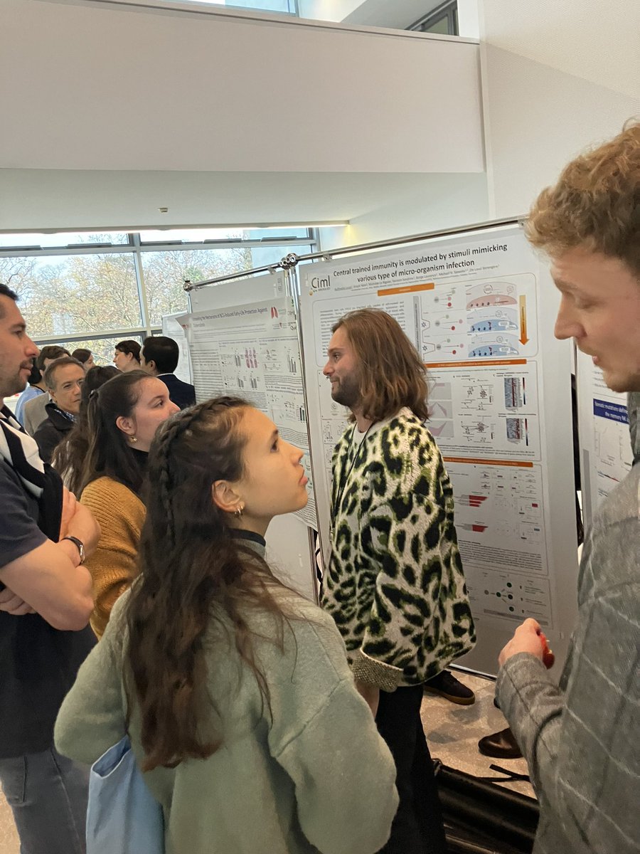 Sandrine Sarrazin (@sarrazinsand) on Twitter photo What a fantastic week it was! 🎉 Huge congratulations to Lucas, PhD student at <a href="/SiewekeLab/">Lab of Michael Sieweke - LoMiS</a> <a href="/CIML_Immunology/">CIML</a> with <a href="/BerengereLaval/">Bérengère de laval</a>, for his warmly received poster presentation. 🌟👏 What a fantastic week it was! 🎉 Huge congratulations to Lucas, PhD student at <a href="/SiewekeLab/">Lab of Michael Sieweke - LoMiS</a> <a href="/CIML_Immunology/">CIML</a> with <a href="/BerengereLaval/">Bérengère de laval</a>, for his warmly received poster presentation. 🌟👏