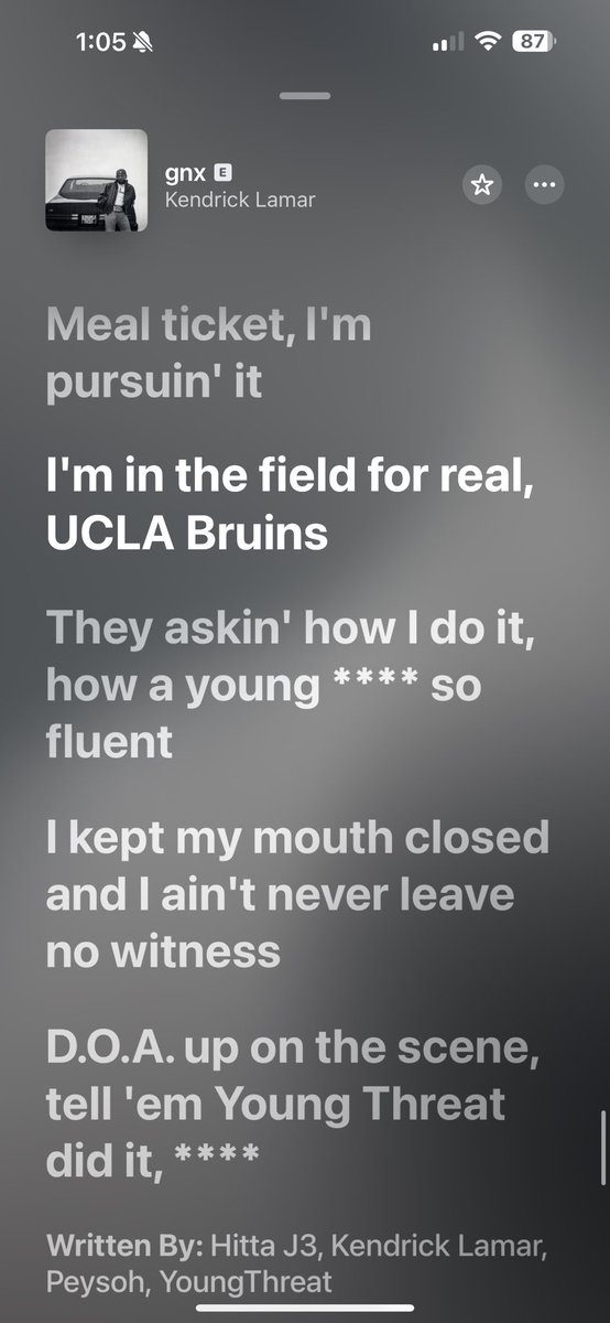 SSN_UCLA_Nation's tweet photo. Enough said. We know who Kendrick Lamar is rocking with tomorrow😤 #UCLA #4sUp #GoBruins https://t.co/Dhitkxzicn