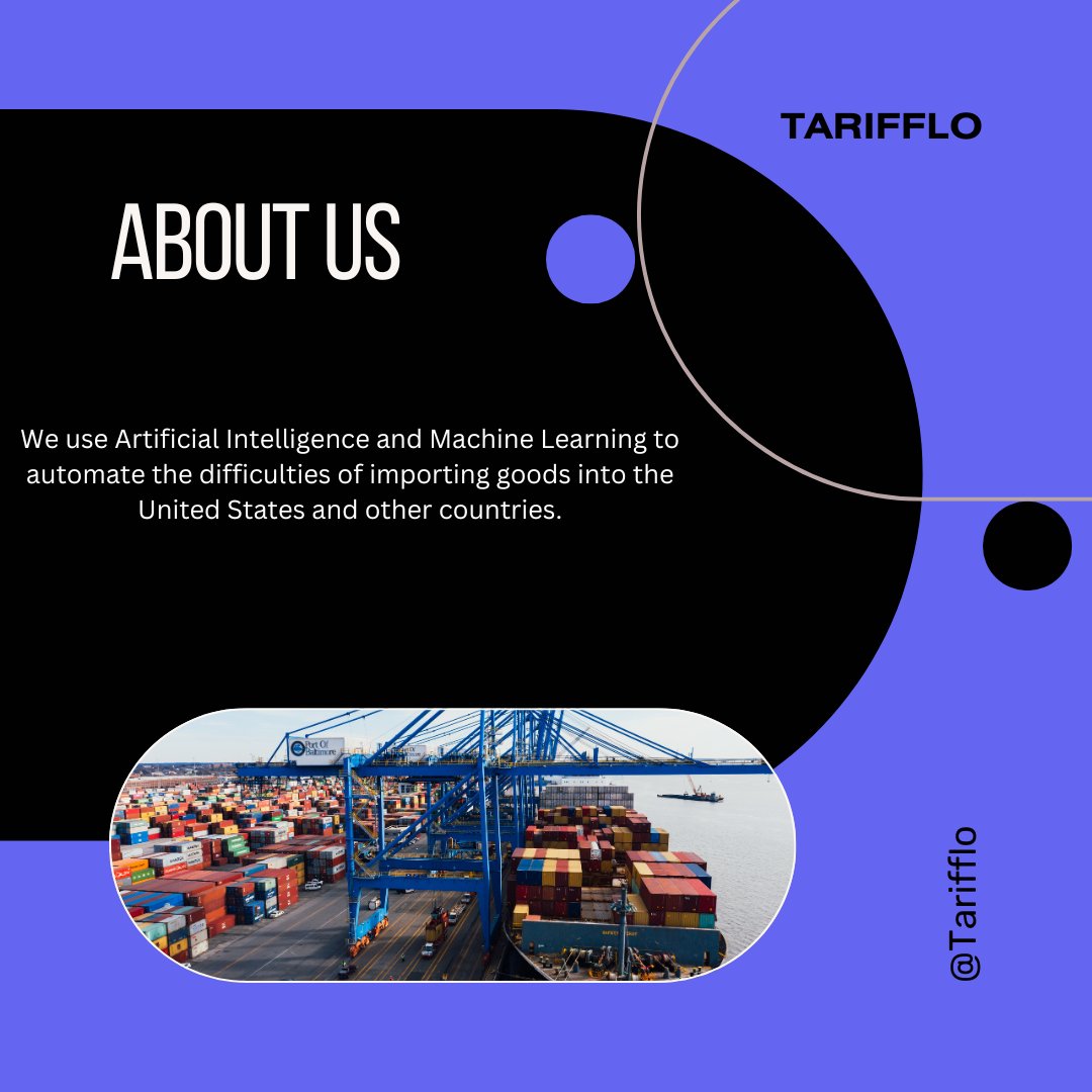 Tired of the headaches of international shipping? Tarifflo uses AI and Machine Learning to automate the complexities, saving you time and money. Visit Tarifflo.com to learn more. #Tarifflo #AI #SupplyChain #GlobalTrade
