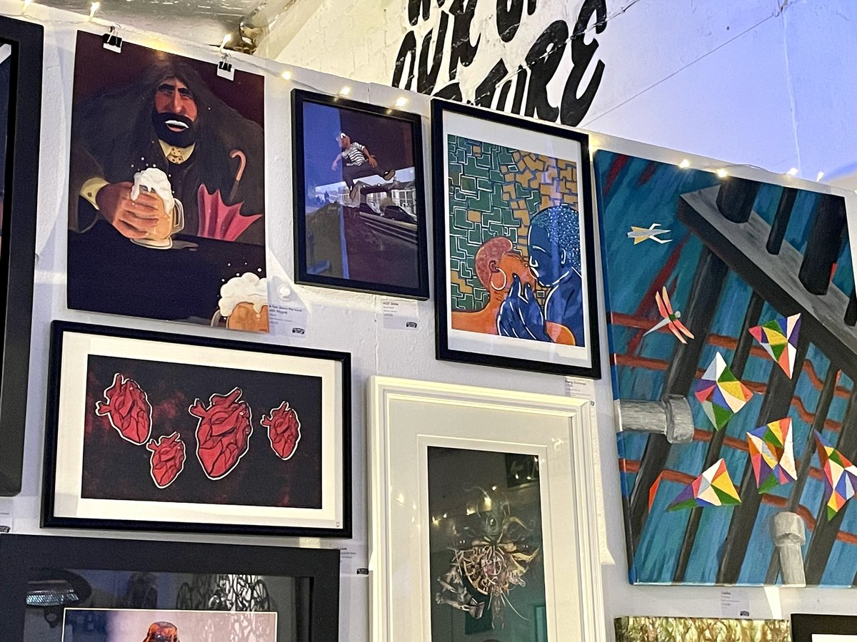 <a href="/PRStokesCroft/">PRSC</a> winter art fair 2024 - opening night 💗