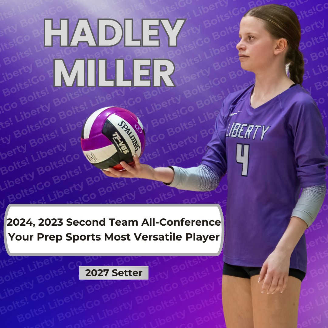 Hadley Miller (@hadleymiller27) on Twitter photo Thank you to my teammates and to everyone that came to the games to cheer us on. It was a great sophomore season! <a href="/rmmurken/">Ryan Murken</a> <a href="/yourprepsports/">Your Prep Sports</a> <a href="/Liberty_VB/">Liberty High School Volleyball</a> <a href="/IowaRockets/">IowaRockets</a> #volleyball Thank you to my teammates and to everyone that came to the games to cheer us on. It was a great sophomore season! <a href="/rmmurken/">Ryan Murken</a> <a href="/yourprepsports/">Your Prep Sports</a> <a href="/Liberty_VB/">Liberty High School Volleyball</a> <a href="/IowaRockets/">IowaRockets</a> #volleyball