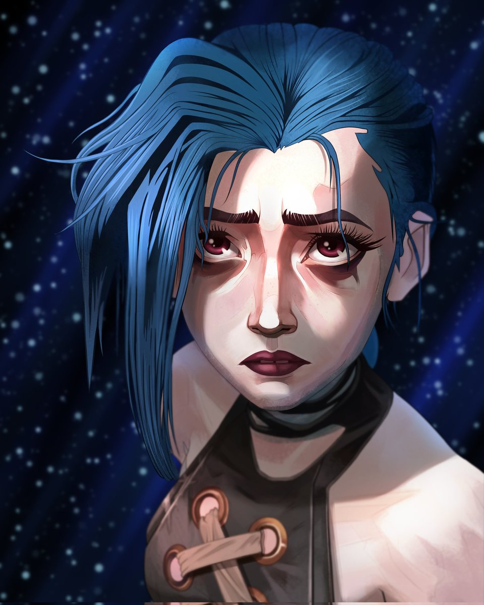 gregorillart's tweet photo. A study of Jinx from Arcane. Trying my best to learn this amazing style.

#Jinx #JINXseason2 #Arcane #ArcaneSeason2 #arcanesseason2 #arcanefanart #ArcaneArt #artstudy https://t.co/WRpVCl9Sp4