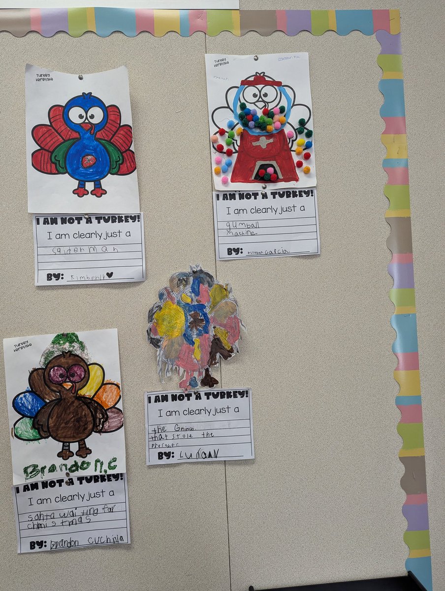 Vanessa Salas (@vsalasmath) on Twitter photo Mrs. Hernandez's class created disguises to hide their turkeys. <a href="/NorthamPride/">Northam Knights</a> students are so creative! 🦃 Mrs. Hernandez's class created disguises to hide their turkeys. <a href="/NorthamPride/">Northam Knights</a> students are so creative! 🦃