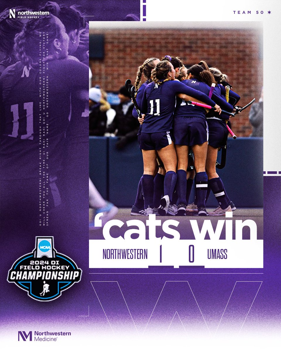 NUFHCats's tweet photo. CHAMPIONSHIP BOUND 😺 #EarnIt https://t.co/hVlpLQY0Jz