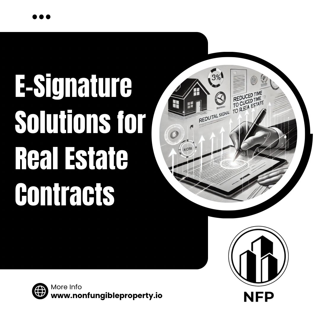 nfp_eth's tweet image. Streamline transactions with e-signature solutions. Sign real estate contracts digitally for quicker and more efficient deal closings. #ESignature #RealEstateContracts