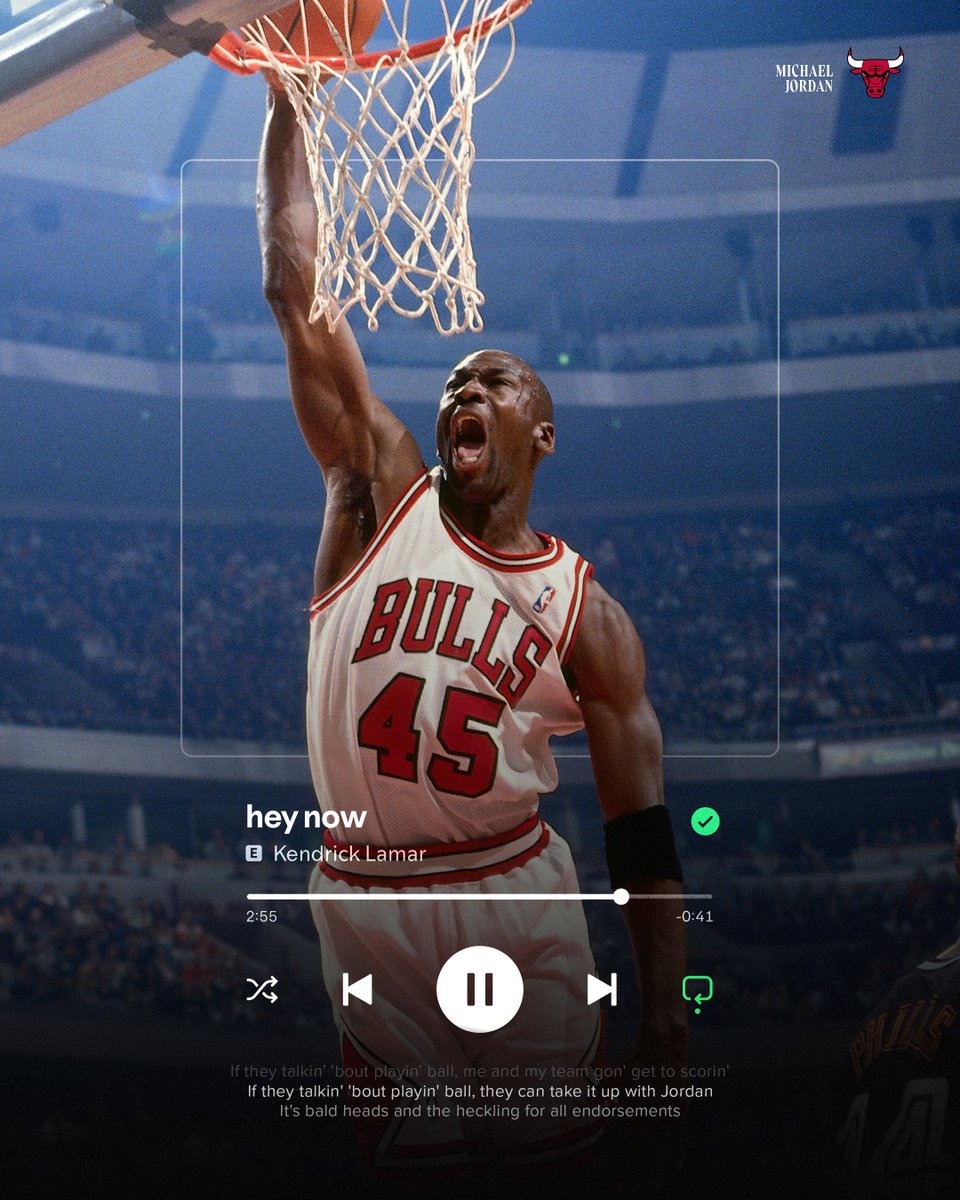 chicagobulls's tweet photo. Listen carefully to the new Kendrick 👀 https://t.co/rBVjCIlgWk