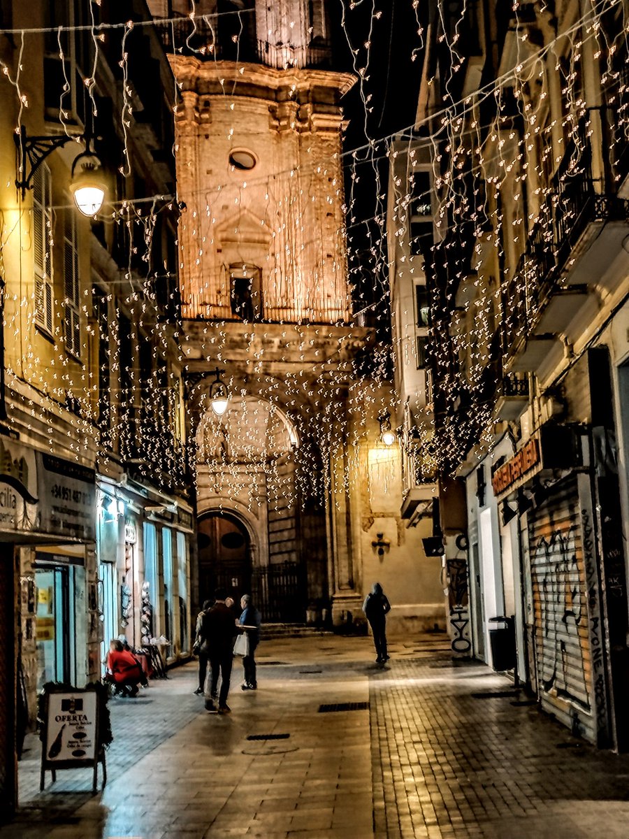 He pasado por Calle San Juan, están ya colocando los adornos de Navidad, está Calle, posiblemente la más bonita de Málaga, siempre ha tenido una decoración donde menos es más, que hacen que  recorrerla en esa#  fechas sea pasear por un lugar mágico..
La Foto es de navidades 2023.
