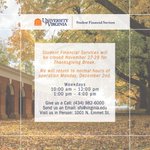 Photo by UVA Student Financial Services (@UVASFS)