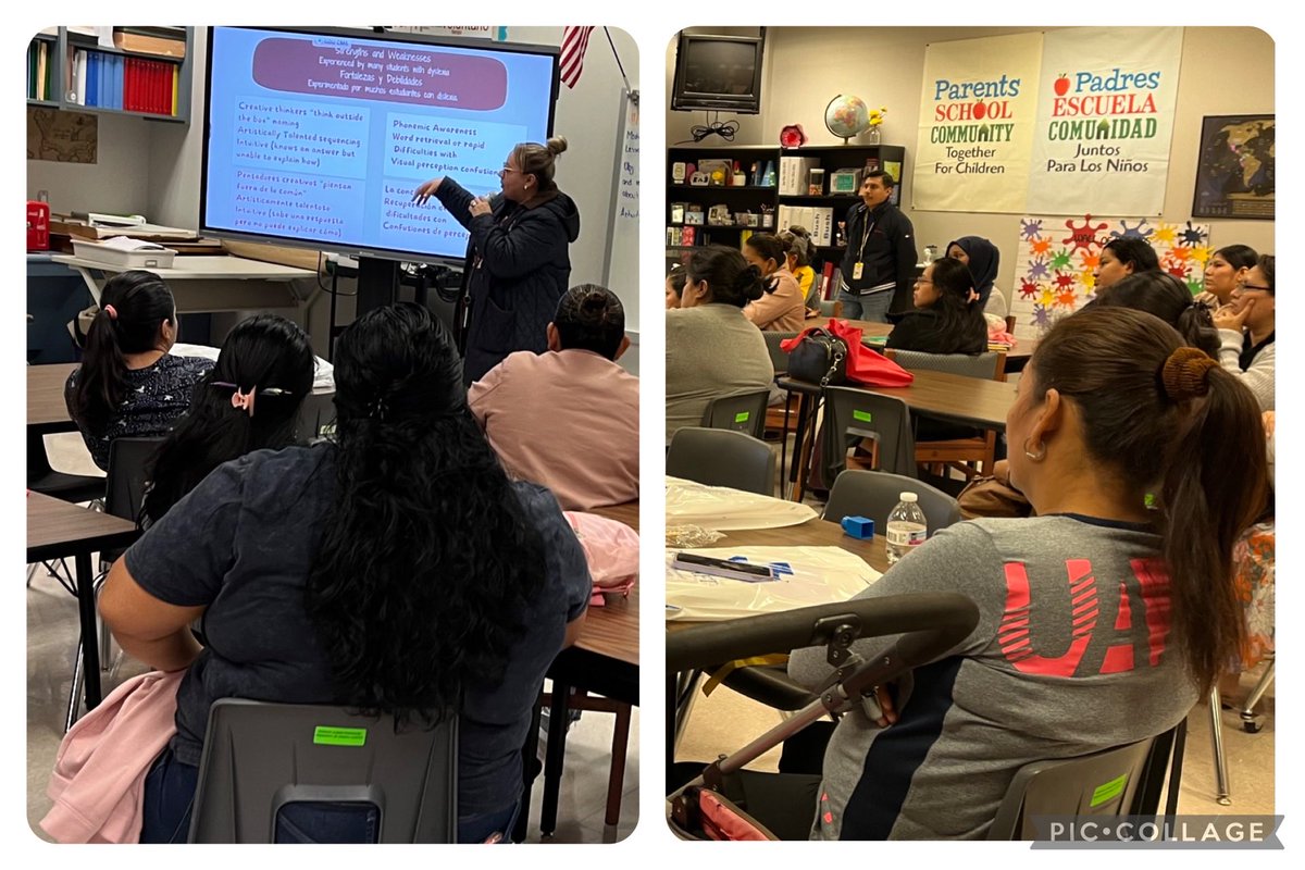 Family Engagement Week. Thank you Ms. Portillo, interesting and educational Dyslexia Workshop. ⁦<a href="/Alief_Fame/">Alief FACE</a>⁩  ⁦<a href="/ajbushelem/">Bush Elementary</a>⁩