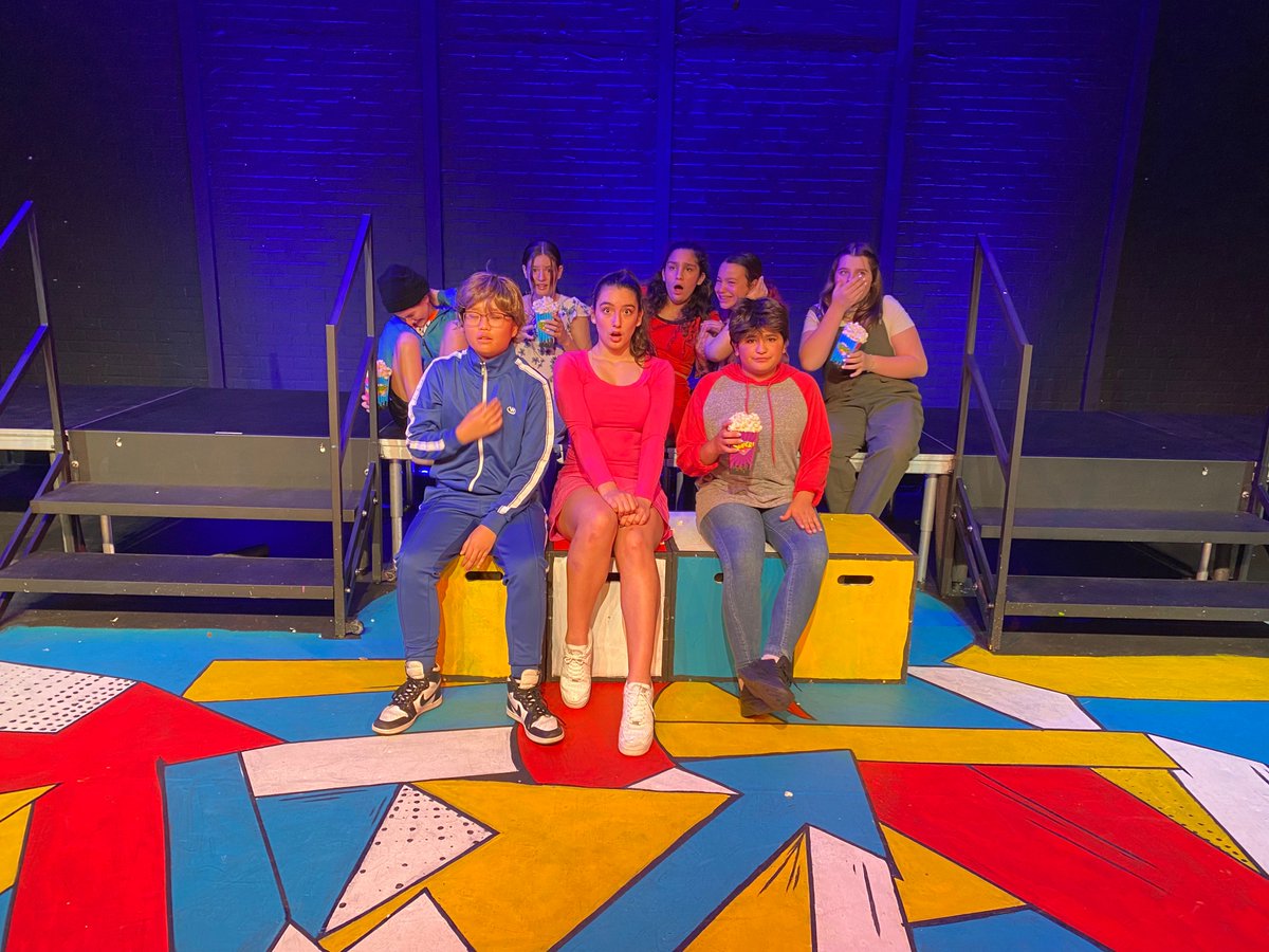 PorchLightProd's tweet photo. 🌟 It's Showtime! It's Showtime! It's Showtime!! ⭐️ Break legs to our amazing students taking the stage this week in Beetlejuice Jr 🪲 , 13 the Musical 🎤 and The Wizard of Oz 🌈 at Haworth school! We are so proud!  Keep #buildingcharacters!! https://t.co/63fULoQNlz