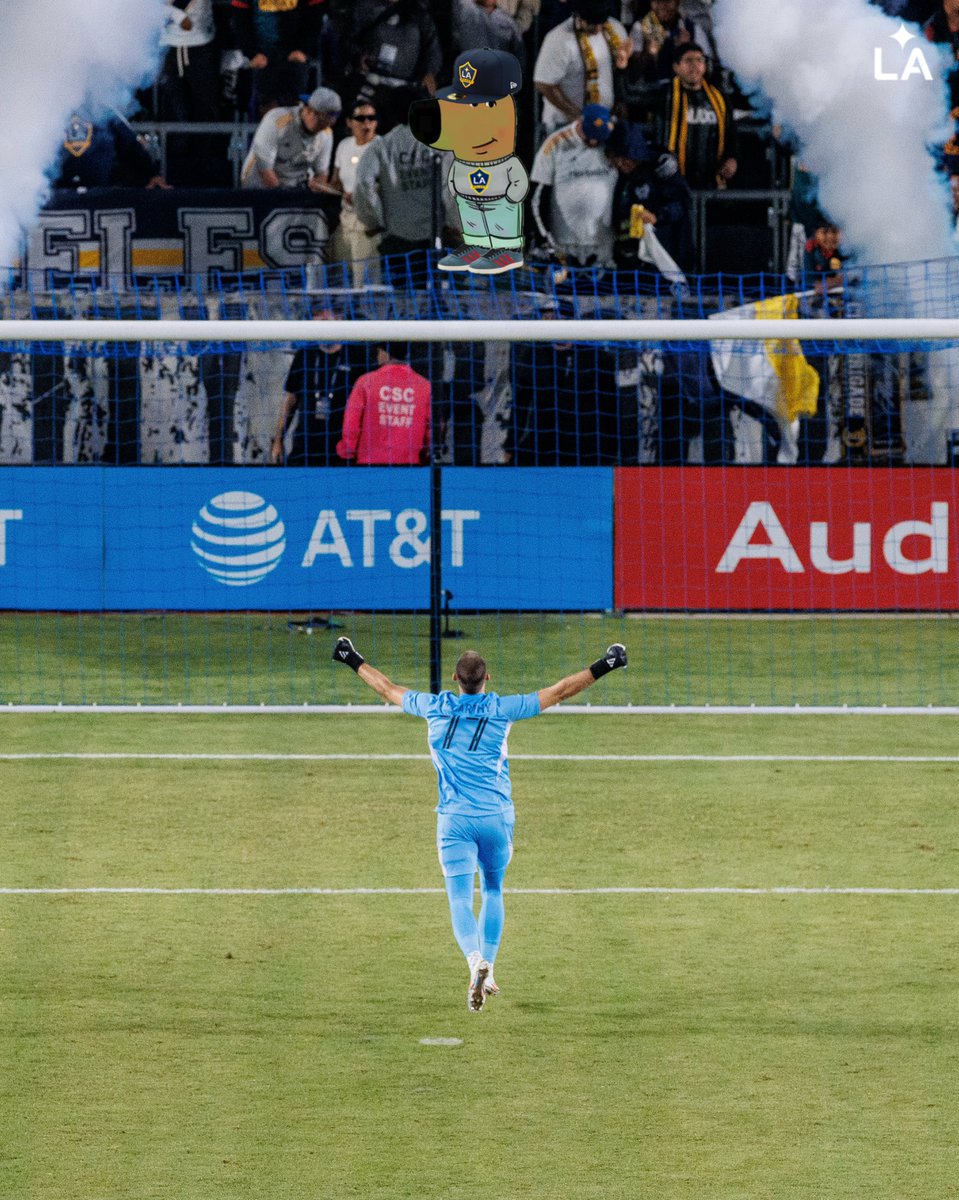 LAGalaxy's tweet photo. When you're so excited about the LA Galaxy’s Western Conference Semifinals match this Sunday, but you’re just a ✨chill guy✨ https://t.co/Ce44KdJyyM