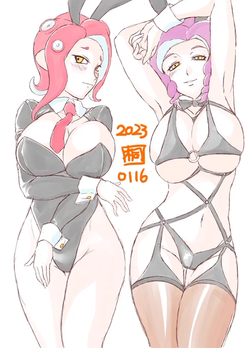 #バニーガール貼って元気づけてください 