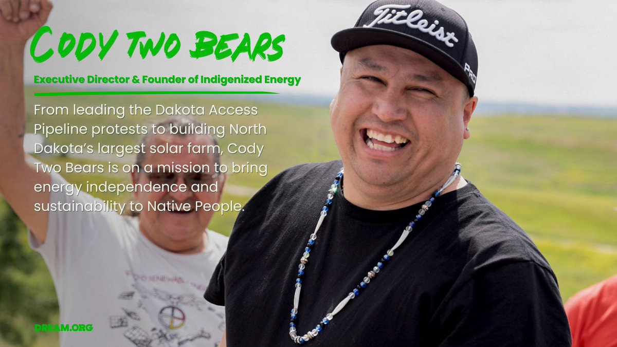 Green For All Team at Dream.Org (@greenforall) on Twitter photo “The proudest part is we all came together as tribal nations,” Cody Two Bears of <a href="/Indigenized_IE/">Indigenized Energy</a> said, “and showed a lot of the world how powerful we can be when our voices are heard.” 🌍
Explore his story in our latest #MakeItReal photojournalism series:do.dream.org/4eAj4yh “The proudest part is we all came together as tribal nations,” Cody Two Bears of <a href="/Indigenized_IE/">Indigenized Energy</a> said, “and showed a lot of the world how powerful we can be when our voices are heard.” 🌍
Explore his story in our latest #MakeItReal photojournalism series:do.dream.org/4eAj4yh