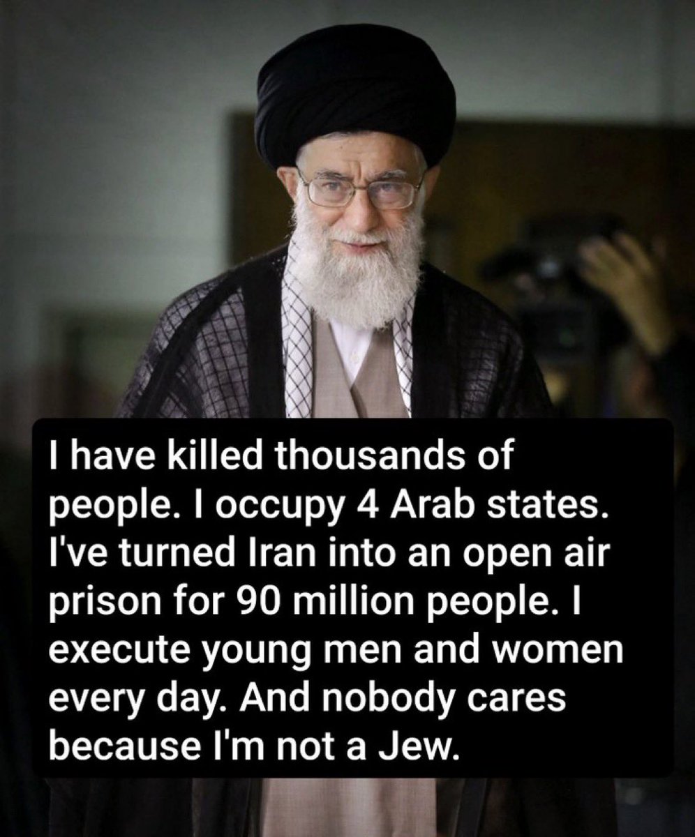 No ICC arrest warrant for Ayatollah Khamenei.

I wonder why?