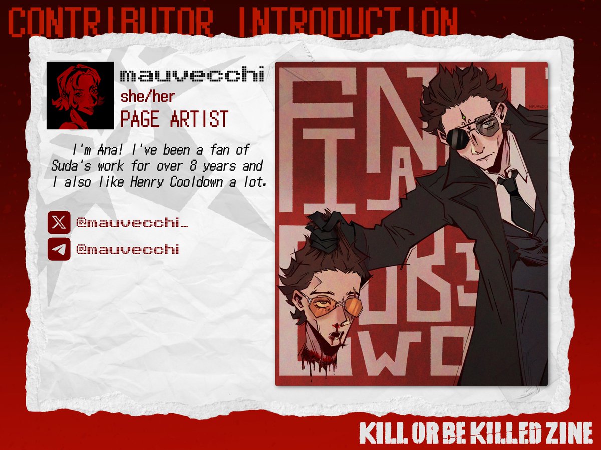 KILL OR BE KILLED ZINE tweet media