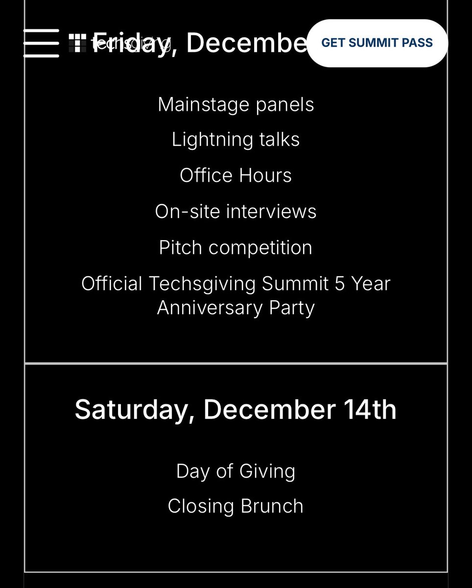 alpha_heat3's tweet photo. 🚀The @techsgiving Summit will be the place to be from December 11th - 14th. 

🎟️Register now (https://t.co/XwdzOfwZr9) 
15% off General Admisison: TGTEAM
#TGSummit24 
#TGSummit24Ambassador 
#Tech https://t.co/BJfNAaorbo