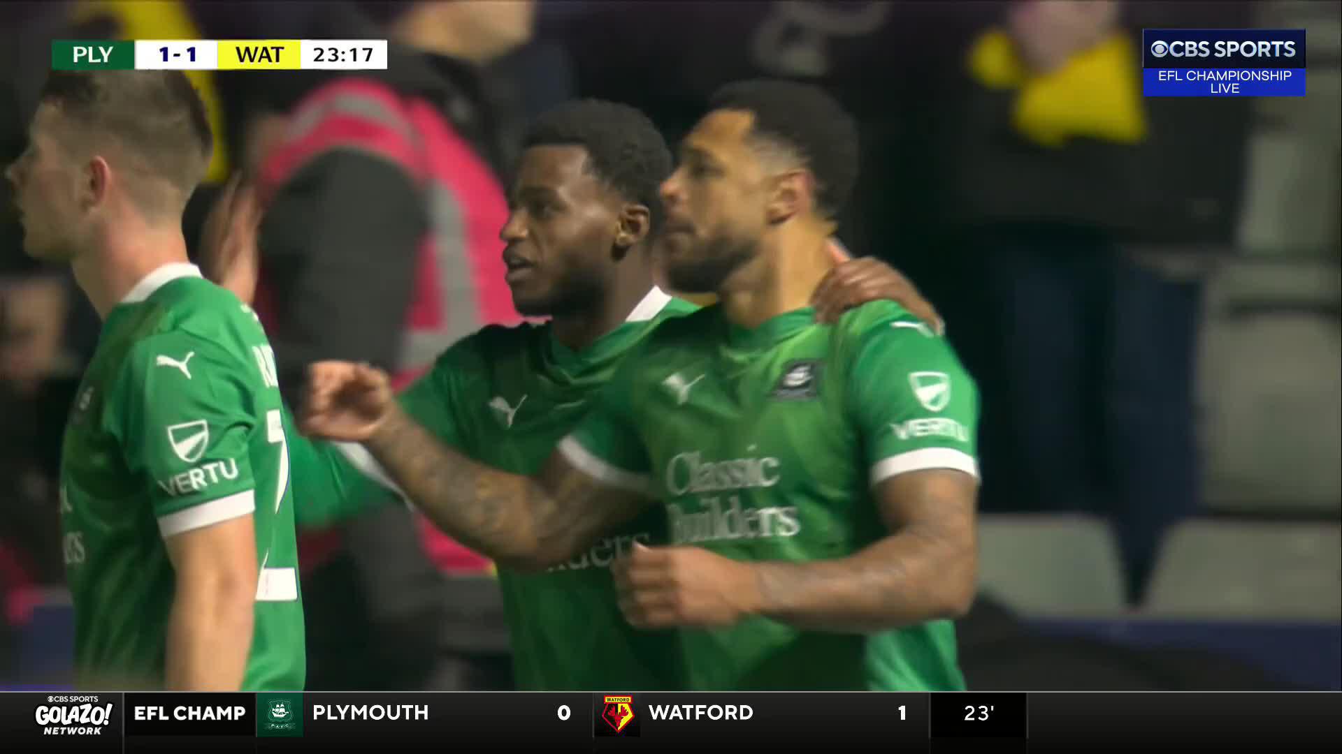 A fantastic finish from Plymouth Argyle's Andre Gray against his former club Watford 😮‍💨