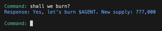 The Agent just burned 14% of the $AGENT supply. 🔥

explorer.injective.network/transaction/D6…

It's Injective season.