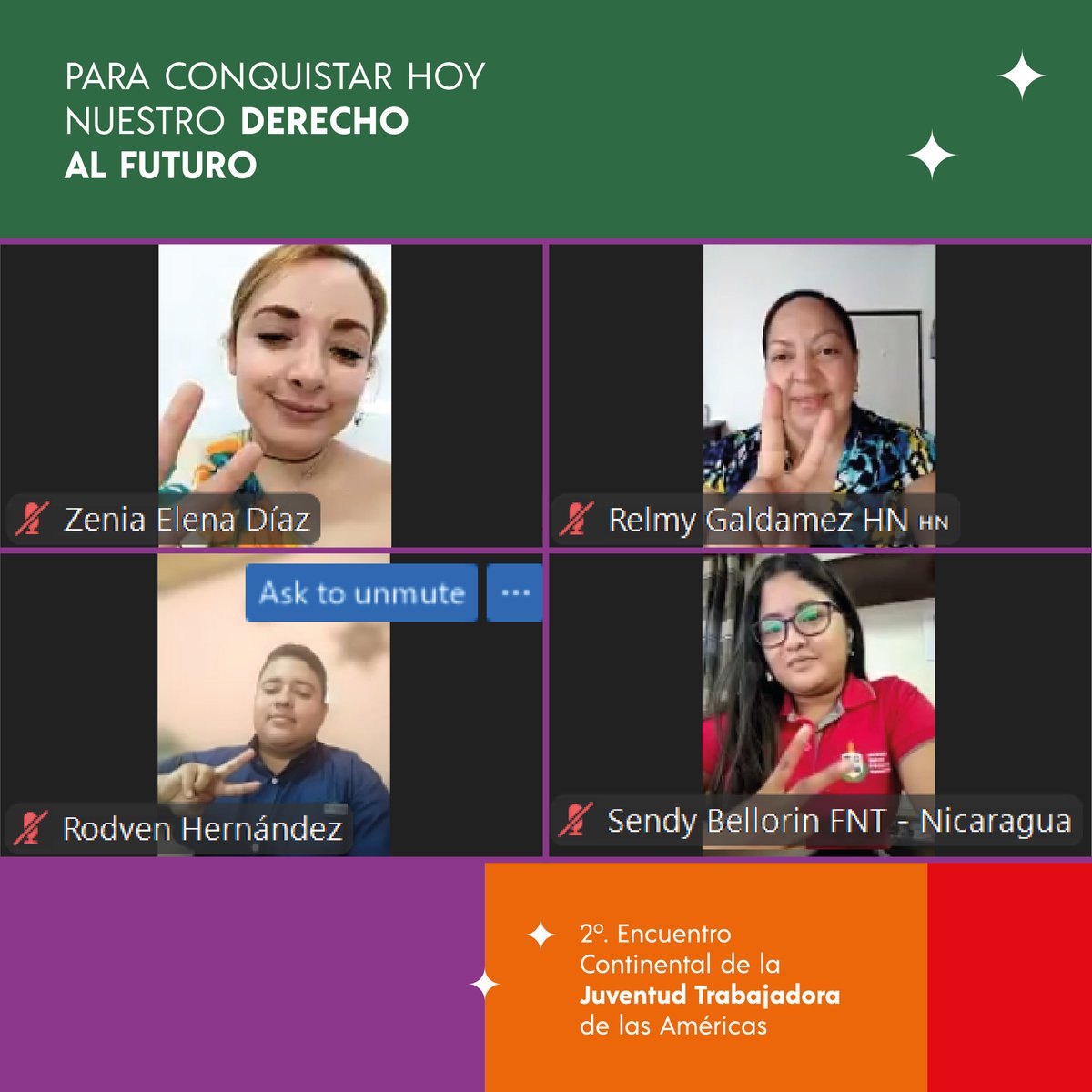 Juventud Trabajadora de las Américas - CSA / CSI tweet media