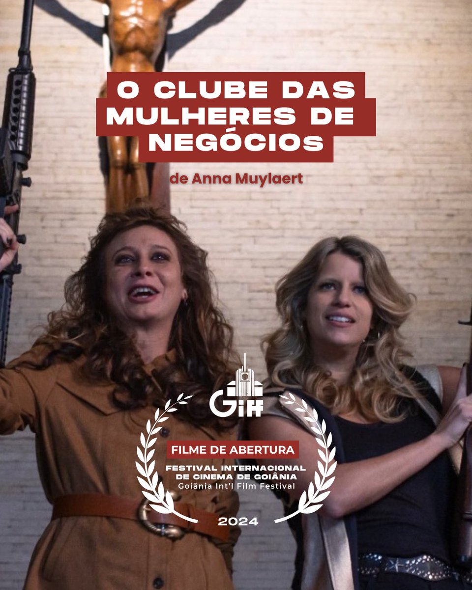 ➡️Você já conhece nosso filme de abertura? "O Clube das Mulheres de Negócios", de Anna Muylaert, subverte os estereótipos de gênero ao criar uma sociedade fictícia onde os papéis de poder são assumidos majoritariamente por mulheres. 

#FilmFestival #GIFF #FestivalDeCinema