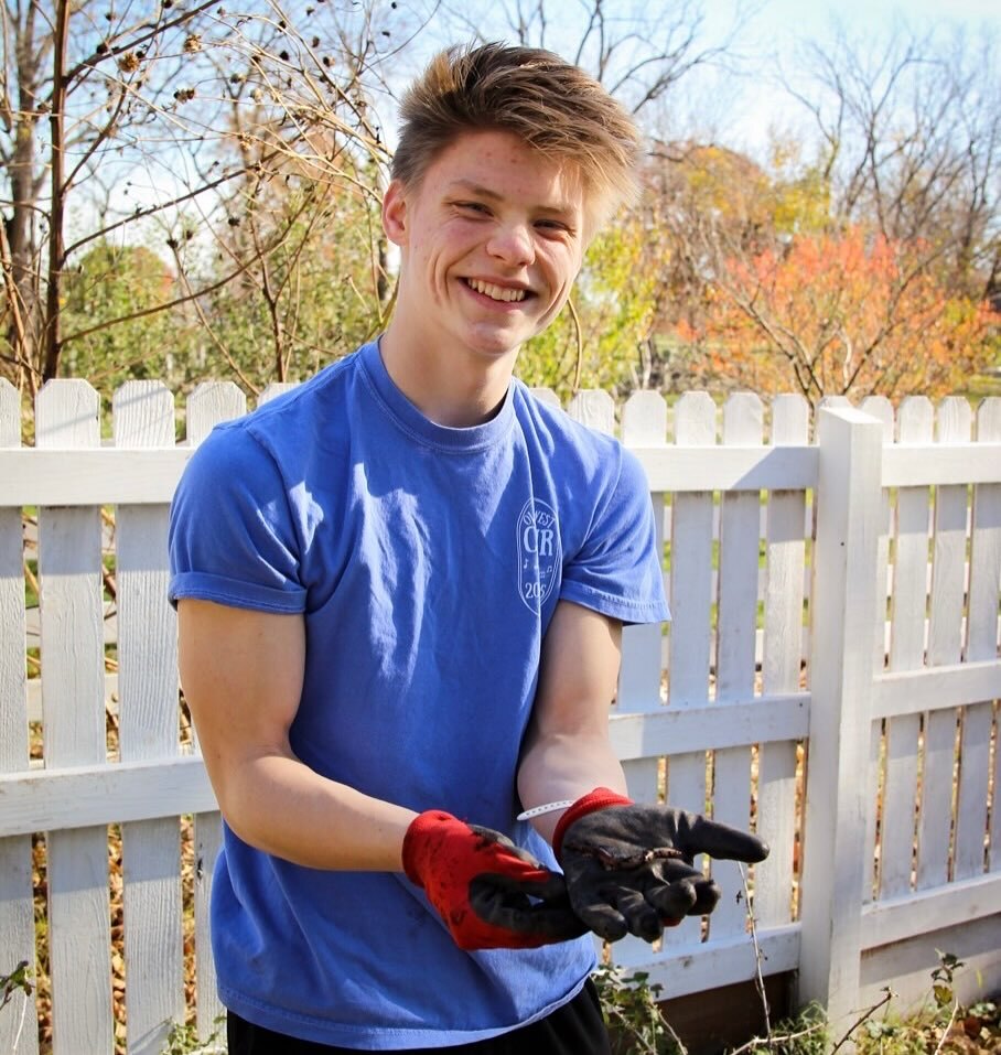 Students participate in fixing gardens at Mahaffie Farmstead, decorating Aberdeen Village, and helping out at the animal shelter for their Give-A-Hoot projects!