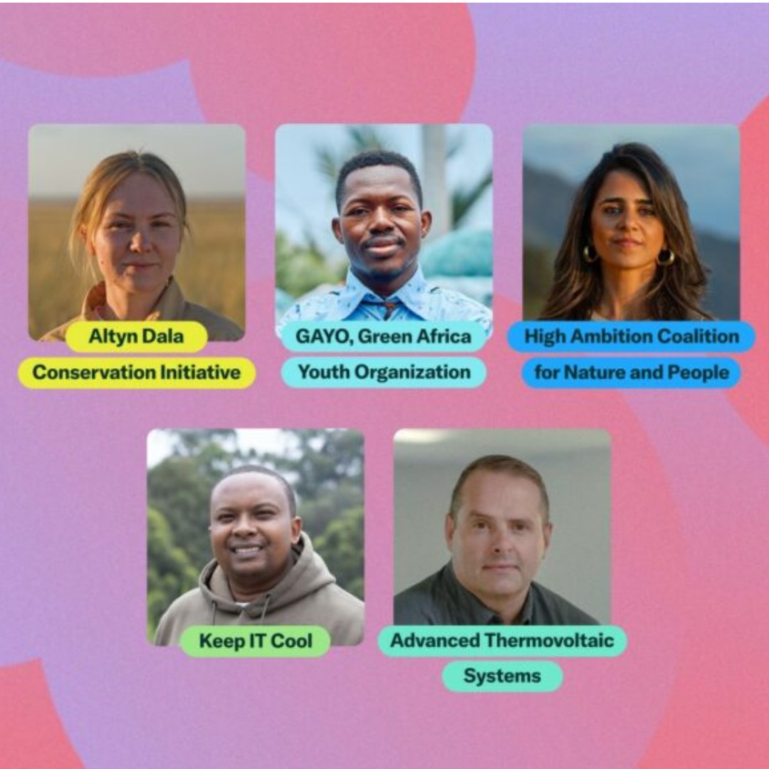 2024 Earthshot Prize winners have been announced: Advanced Thermovoltaic Systems, Altyn Dala Conservation Initiative, Green Africa Youth Organization, High Ambition Coalition for Nature and People and Keep IT Cool. Read about their efforts earthshotprize.org/winners-finali…